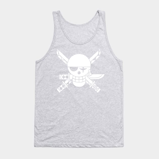 Zoro Jolly Roger 2 Tank Top by onepiecechibiproject